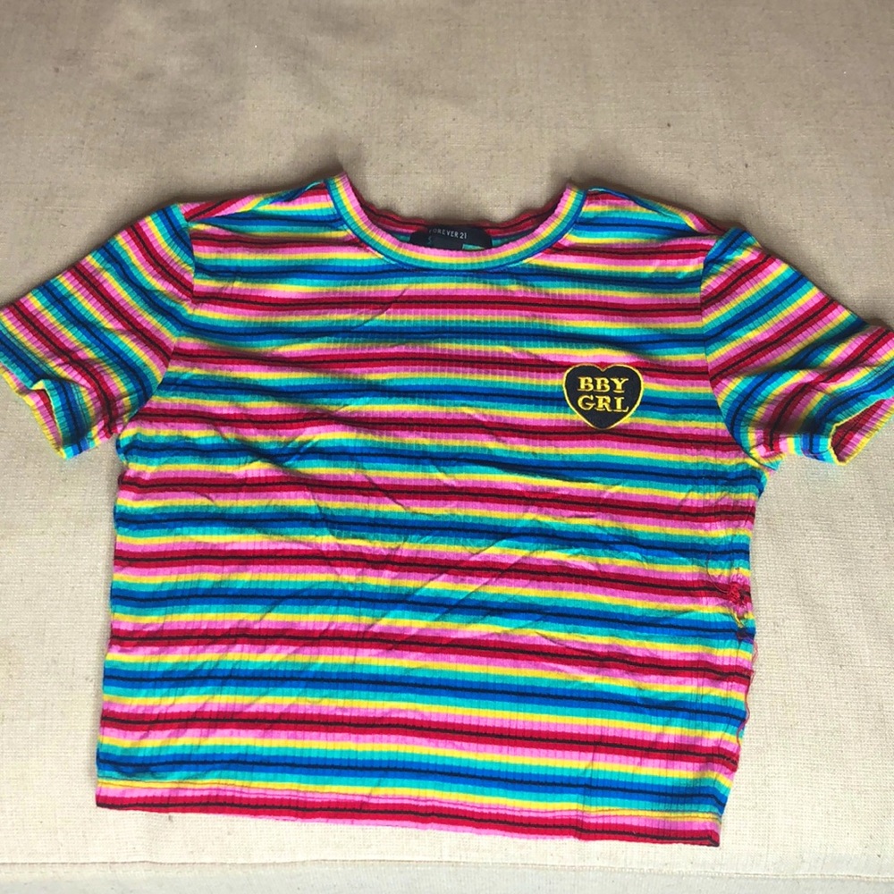 Forever 21 Colorful crop top